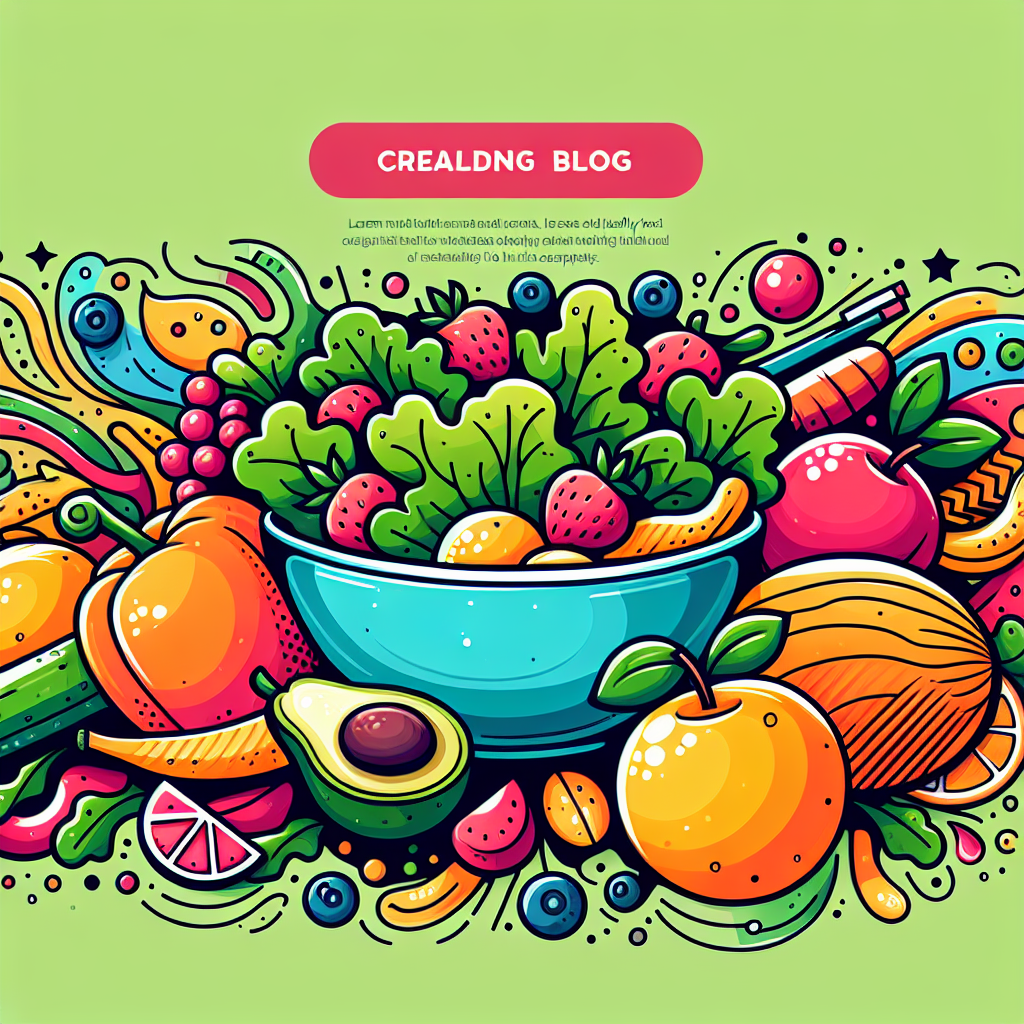 Inspirasi Poster Kartun Makanan Sehat yang Menggugah Selera
