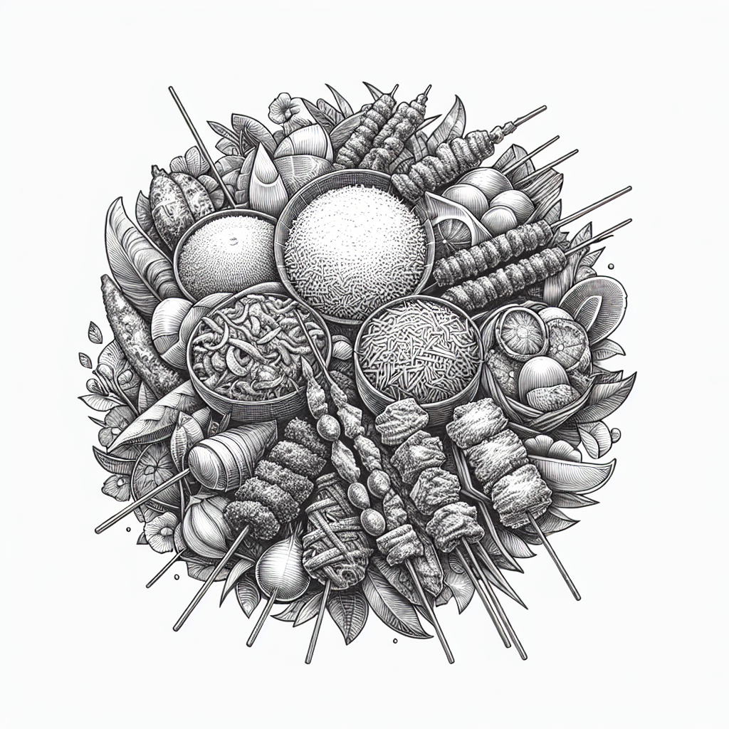 Menguak Keunikan Sketsa Makanan Tradisional Indonesia dalam Seni Visual