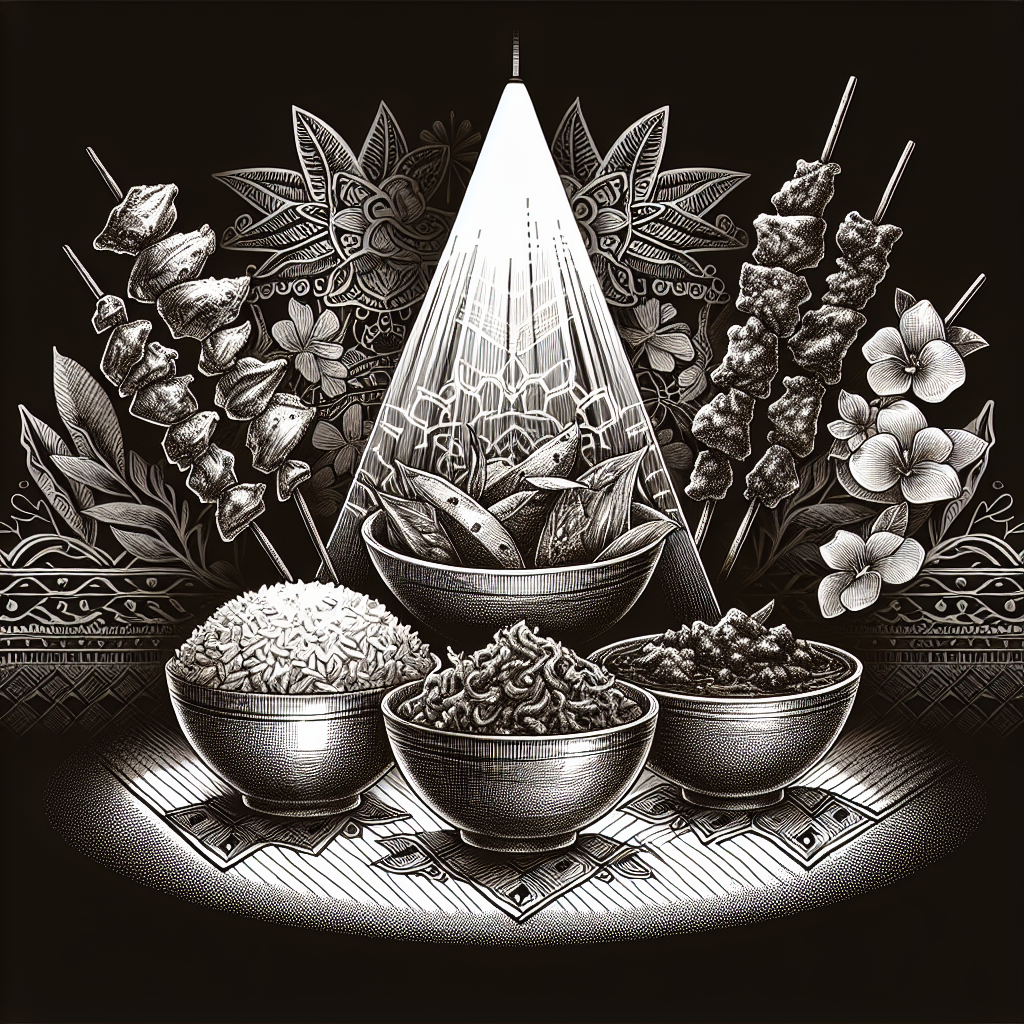 Menggugah Selera: Keindahan Sketsa Makanan Indonesia yang Menginspirasi