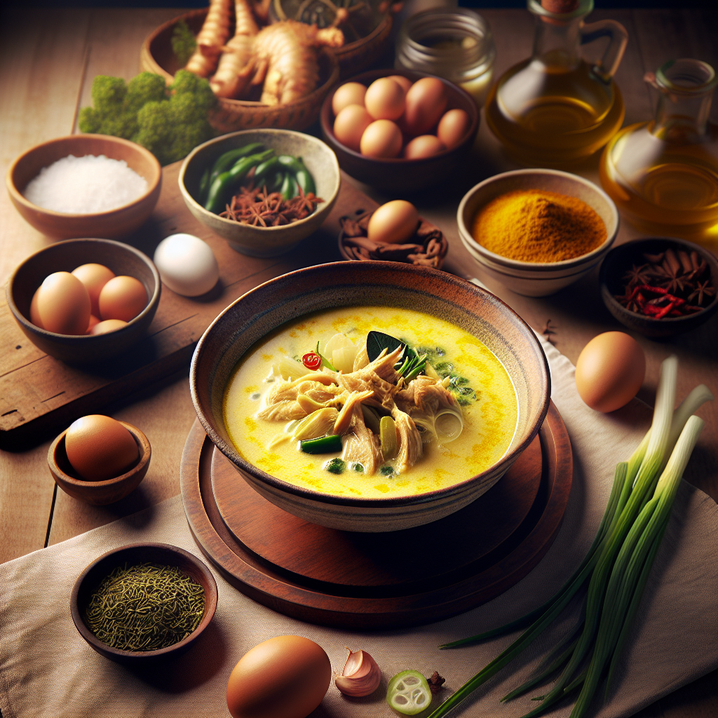 Discover the Perfect Soto Ayam Santan Recipe: A Creamy Twist on Indonesian